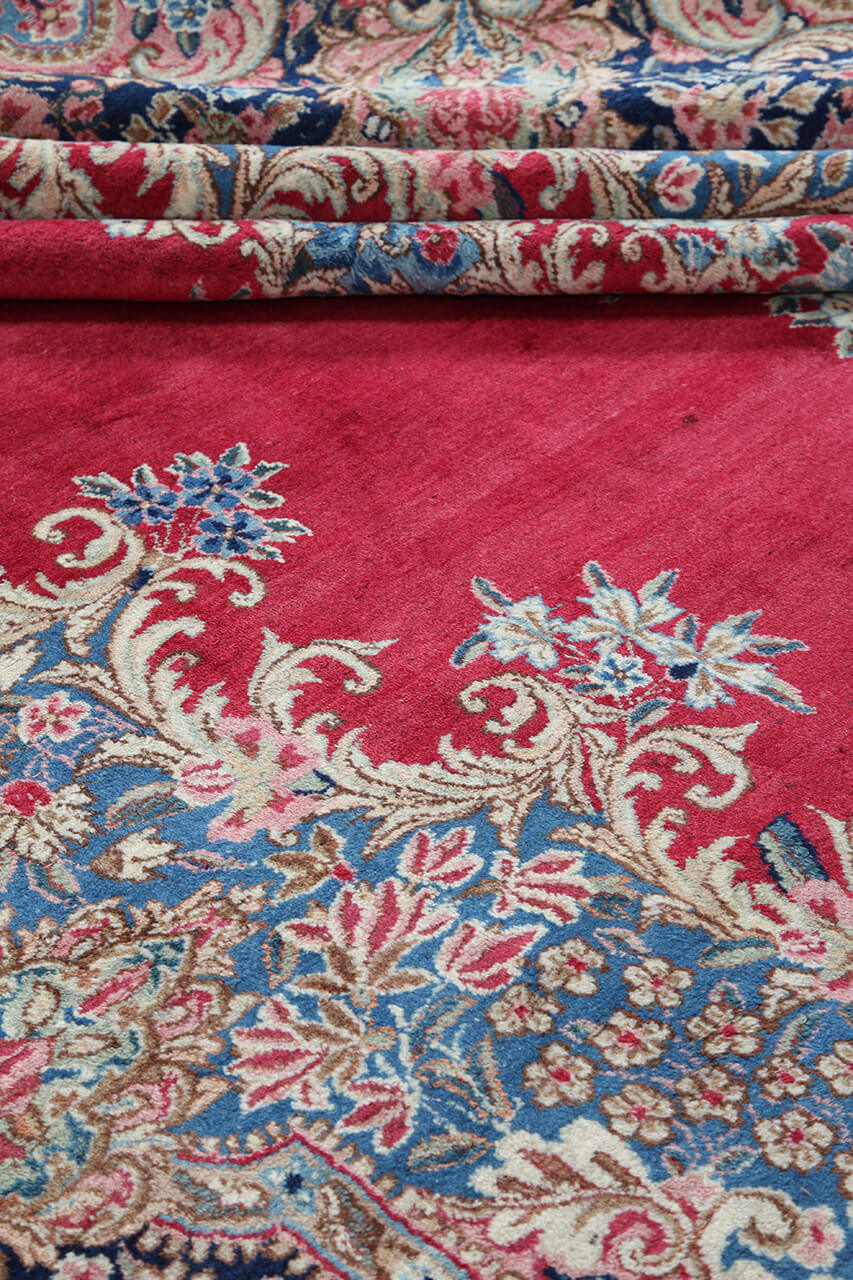 Tappeto Kerman Antico Persiano Autentico | Annodato a Mano 385x300cm