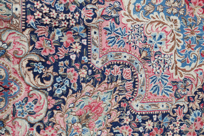 Tappeto Kerman Antico Persiano Autentico | Annodato a Mano 385x300cm - CarpetLiving