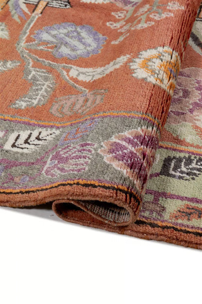 Tappeto Antico Samarcanda Autentico in Lana - 253 x 144 cm