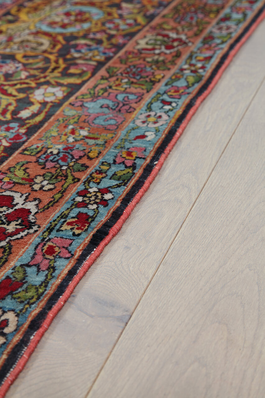 Tappeto Kerman Antico Persiano Autentico | Annodato a Mano 410x300cm