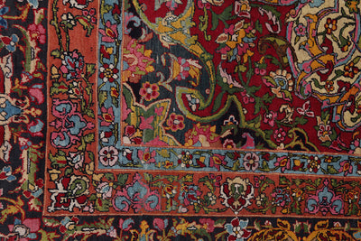 Tappeto Kerman Antico Persiano Autentico | Annodato a Mano 410x300cm - CarpetLiving