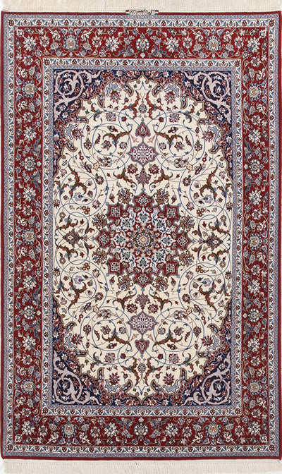 Persian Isfahan Silk & Wool Rug 249_154 cm