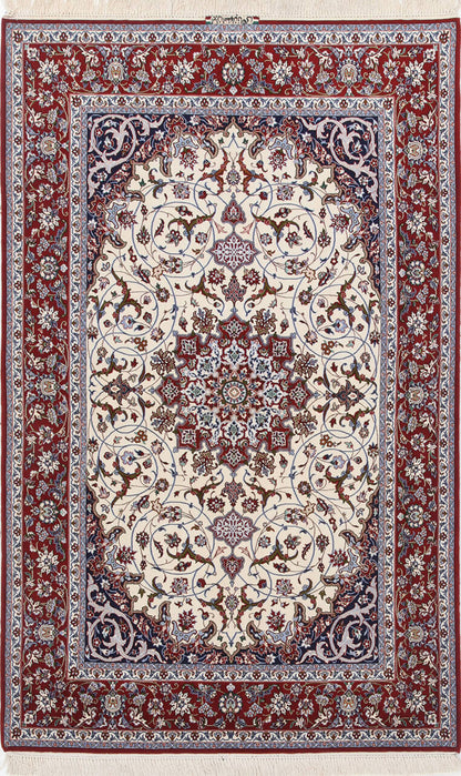 Persian Isfahan Silk & Wool Rug 249_154 cm