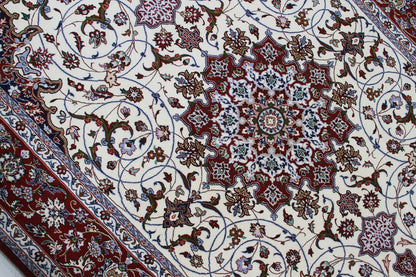 Persian Isfahan Silk & Wool Rug 249_154 cm