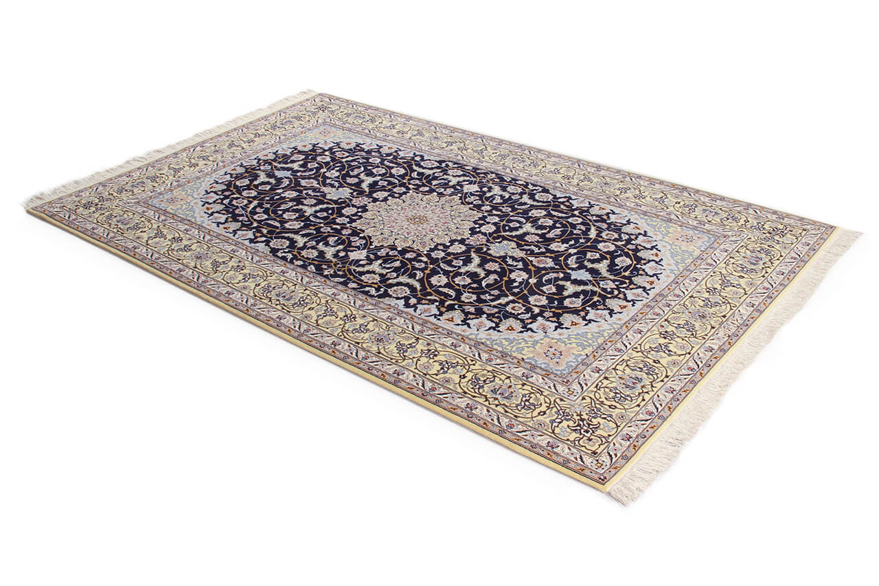 Persian Isfahan Silk & Wool Rug 245_155 cm