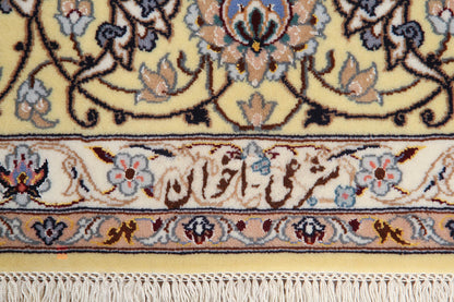 Persian Isfahan Silk & Wool Rug 245_155 cm