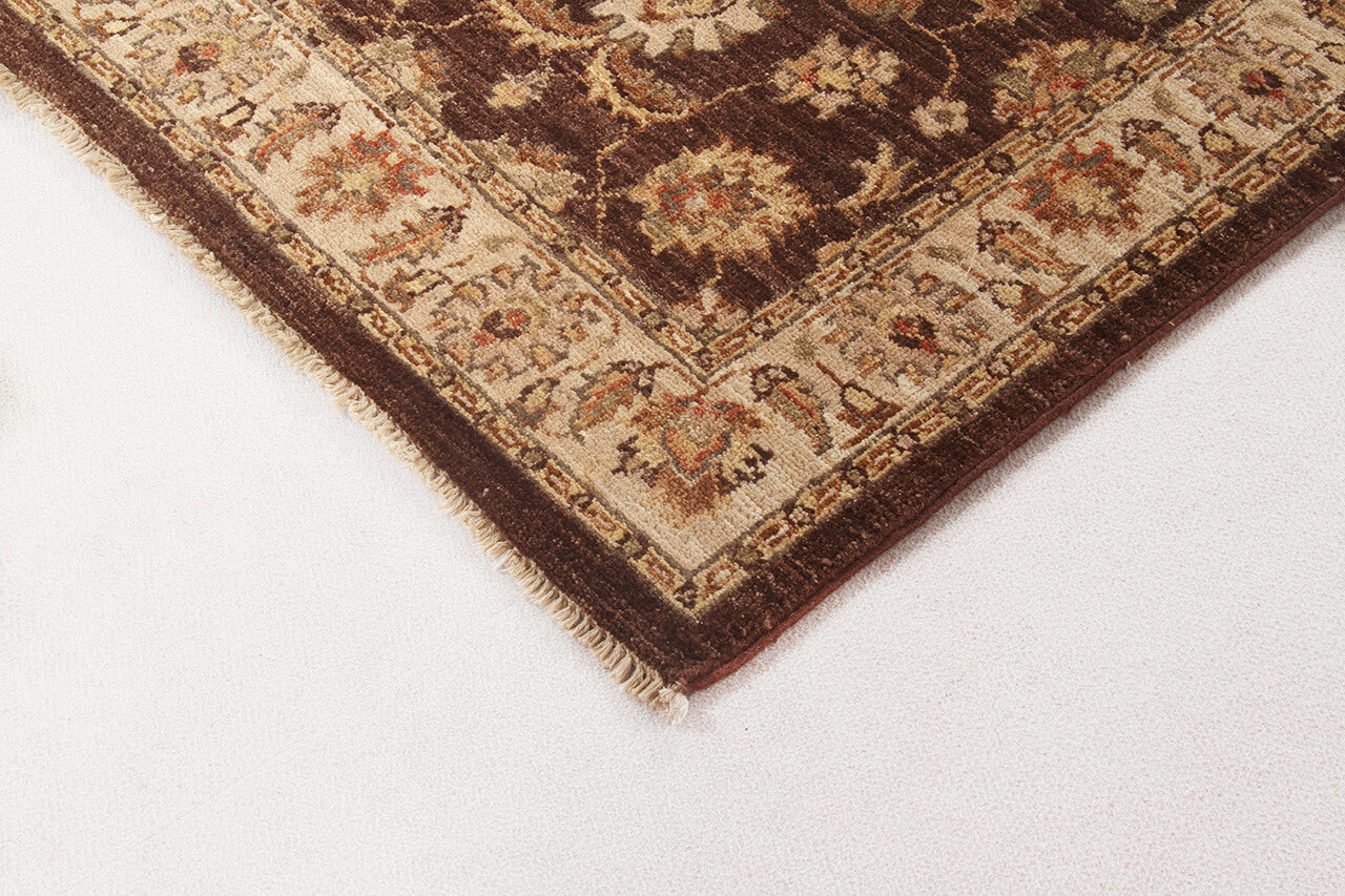Ziegler wool runner rug, handmade, 306x76cm