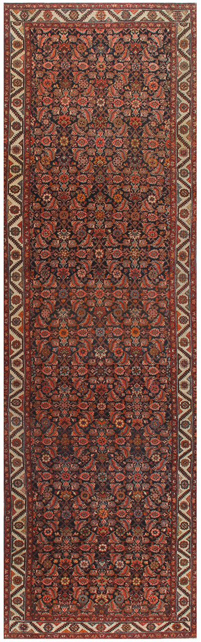 Tappeto Malayer Antico Persiano Autentico | Annodato a Mano 380x110cm
