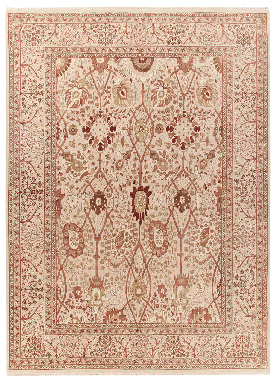 Tappeto orientale classico in lana fine, fatto a mano 240x170cm