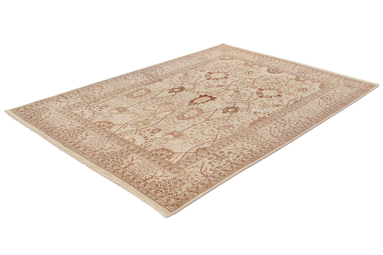 Tappeto orientale classico in lana fine, fatto a mano 240x170cm