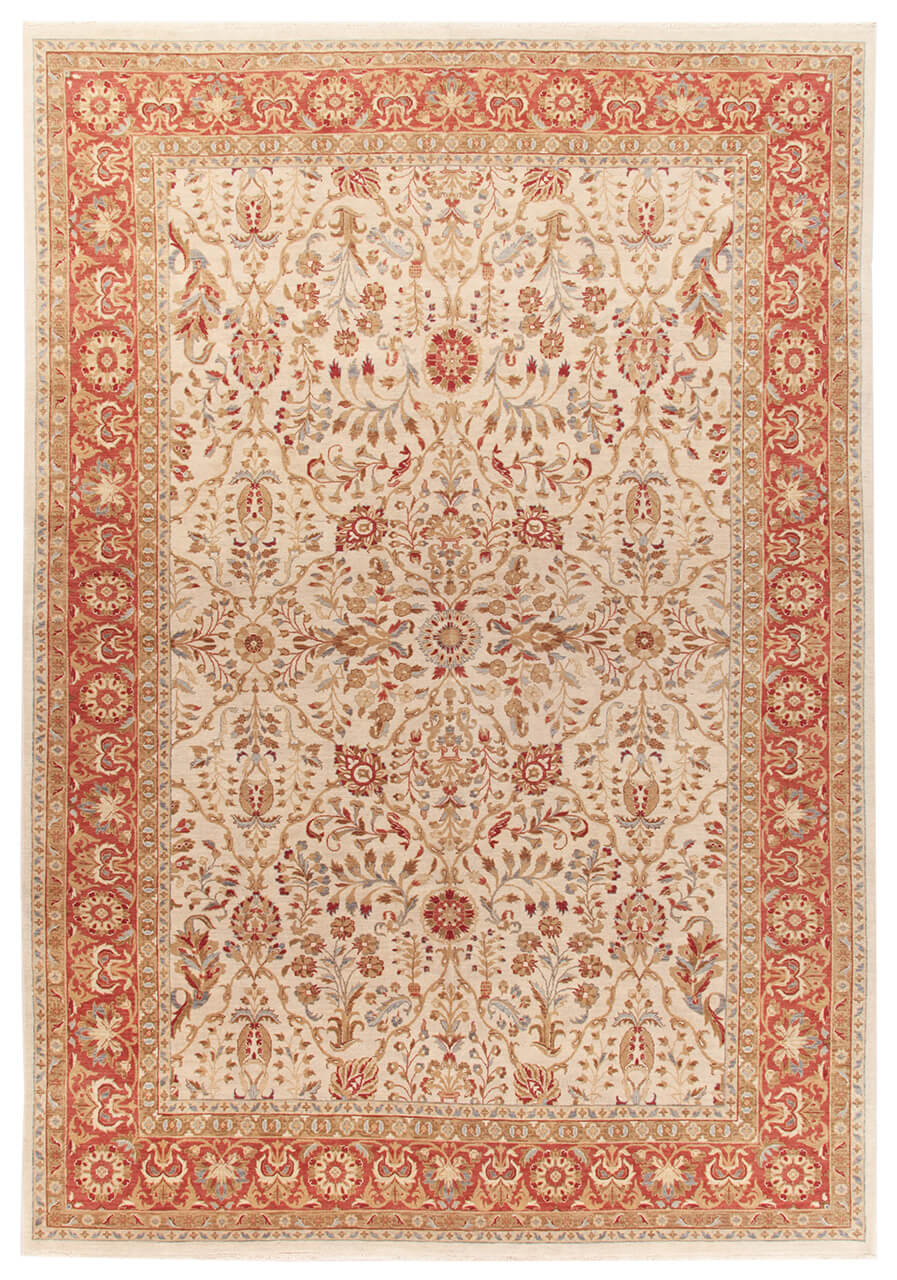 Tappeto orientale classico in lana fine, fatto a mano 280x200cm