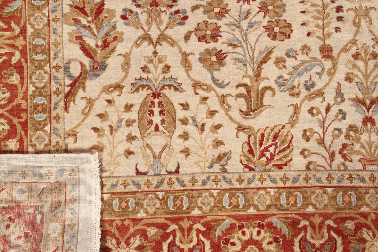Tappeto orientale classico in lana fine, fatto a mano 280x200cm