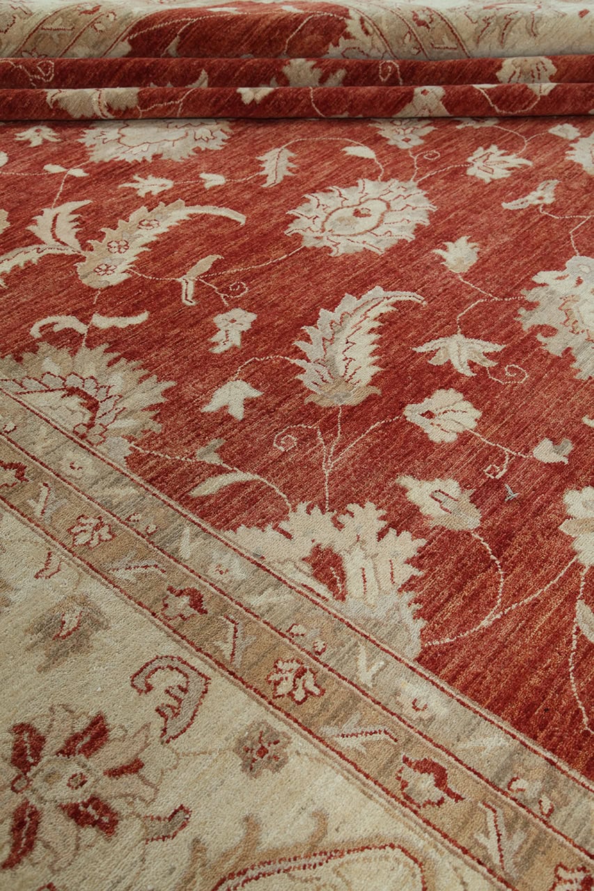 Ziegler wool carpet, handmade, 493x406cm