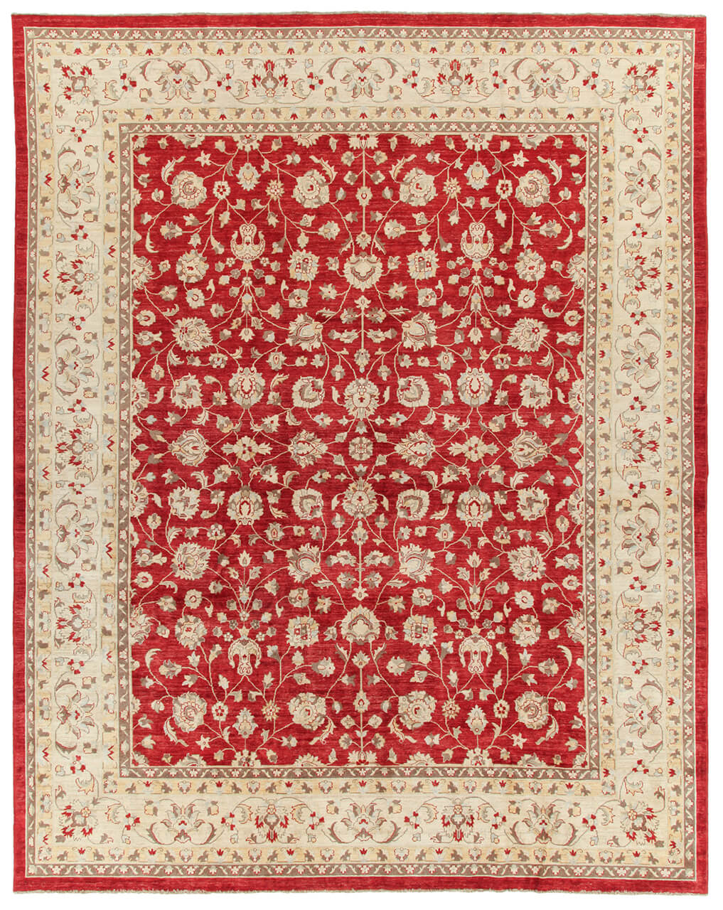Ziegler wool carpet, handmade, 450x360cm