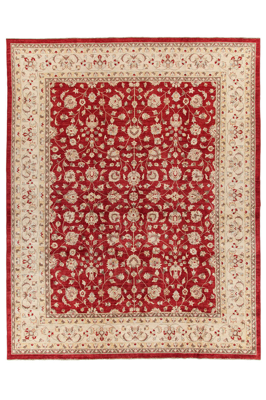 Ziegler wool carpet, handmade, 450x360cm