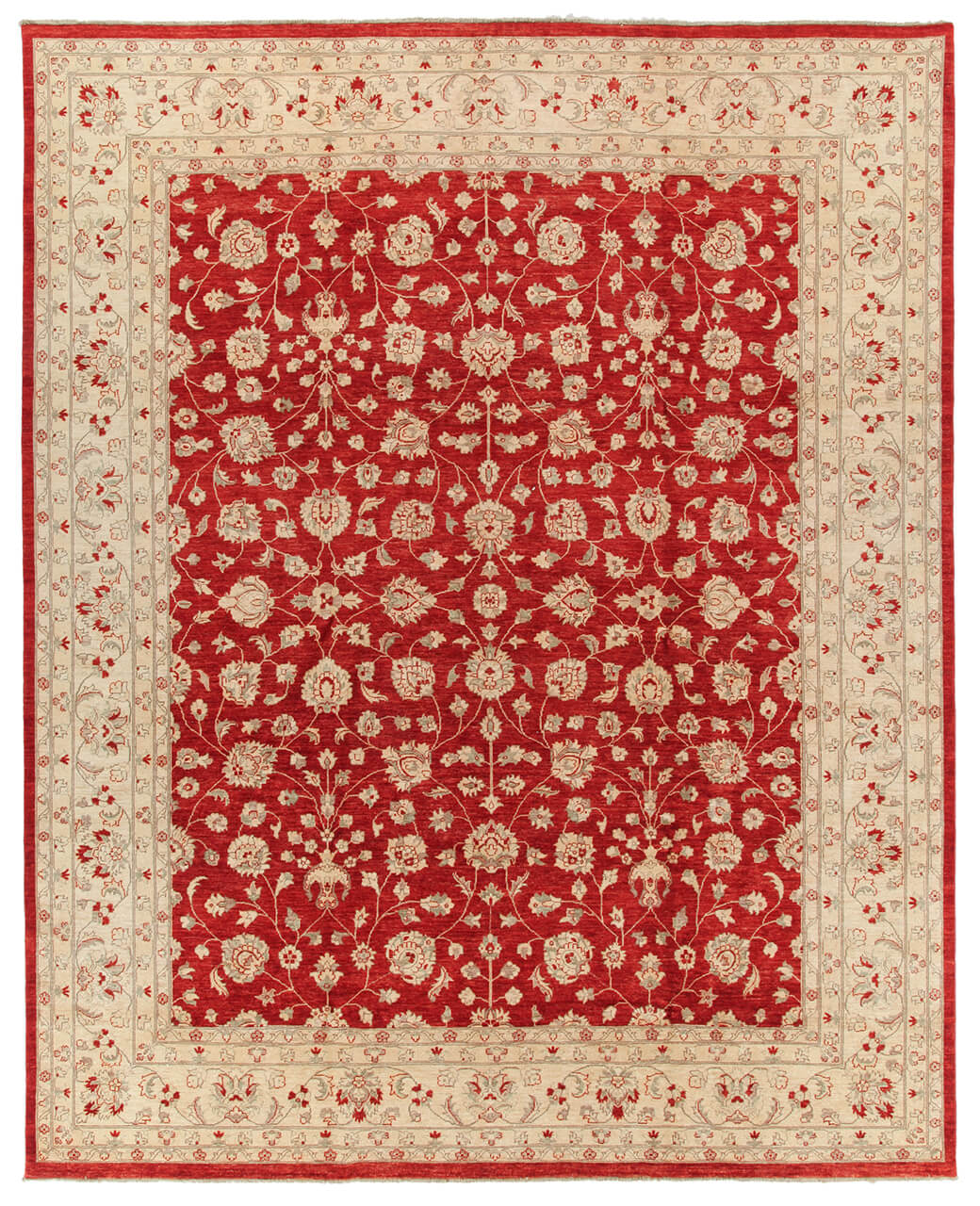 Ziegler wool carpet, handmade, 437x353cm