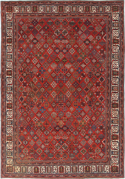Authentic Antique Persian Meime Rug | Hand-Knotted 330x228cm