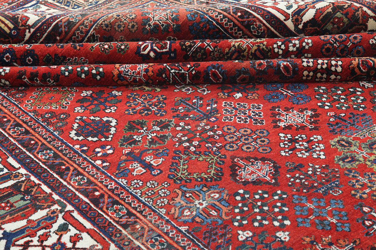 Authentic Antique Persian Meime Rug | Hand-Knotted 330x228cm