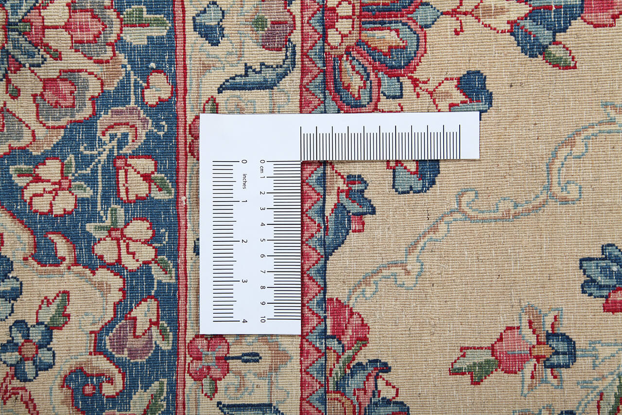 Tappeto Kerman Antico Persiano Autentico | Annodato a Mano 405x291cm