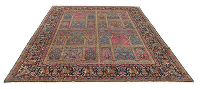 Tappeto Kerman Antico Persiano Autentico | Annodato a Mano 330x240cm - CarpetLiving