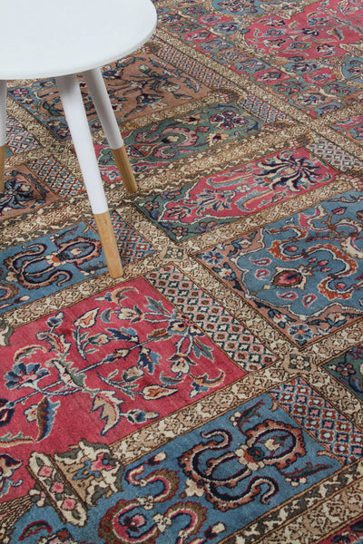 Tappeto Kerman Antico Persiano Autentico | Annodato a Mano 330x240cm - CarpetLiving