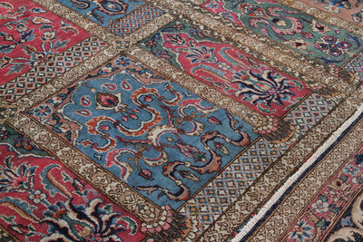 Tappeto Kerman Antico Persiano Autentico | Annodato a Mano 330x240cm - CarpetLiving