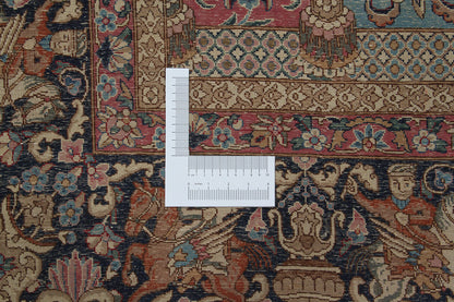Tappeto Kerman Antico Persiano Autentico | Annodato a Mano 330x240cm
