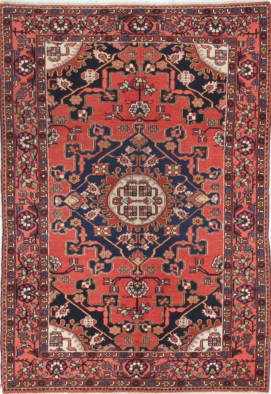 Tappeto Malayer Antico Persiano Autentico | Annodato a Mano 190x128cm