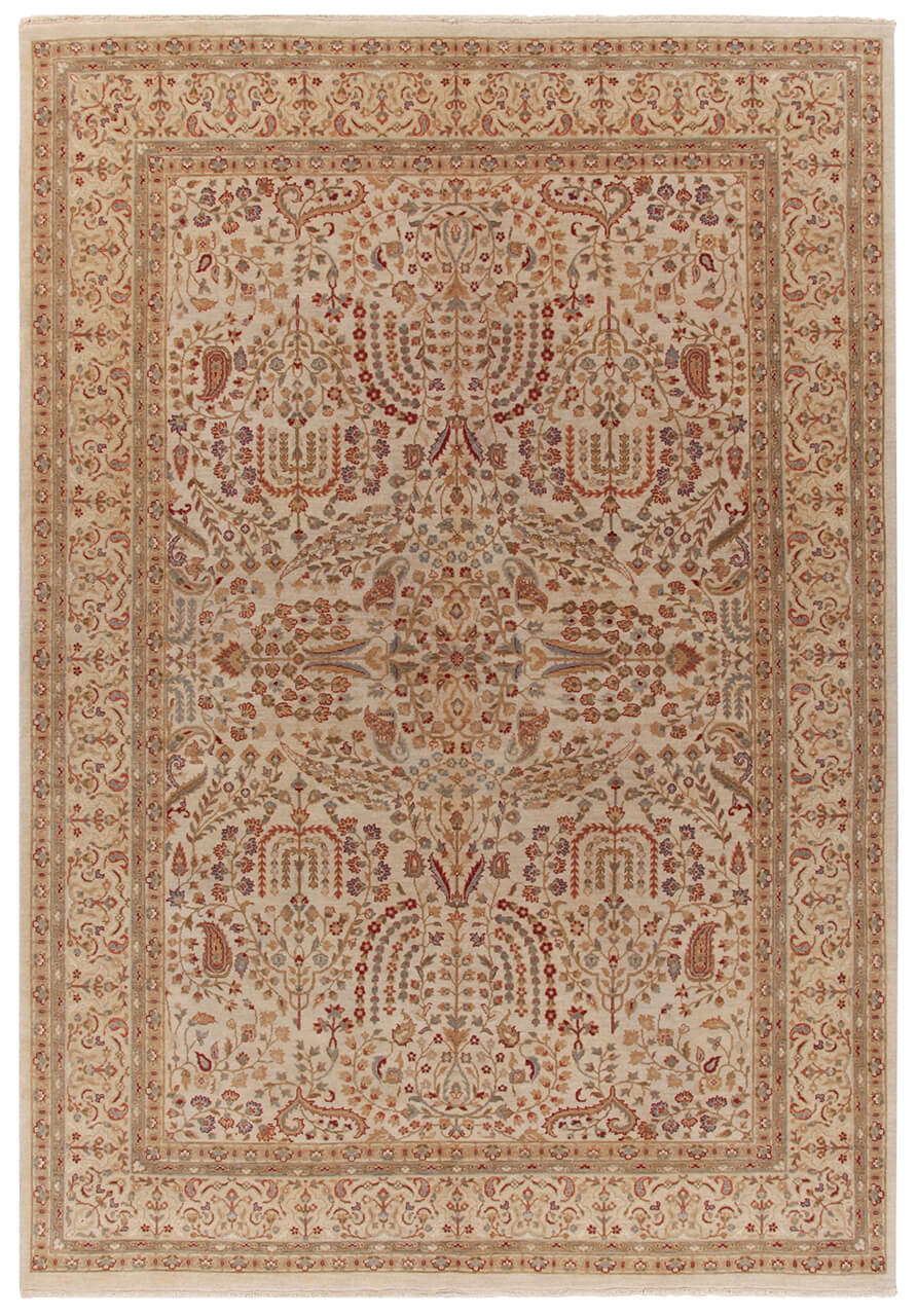 Tappeto orientale classico in lana fine, fatto a mano 240x170cm