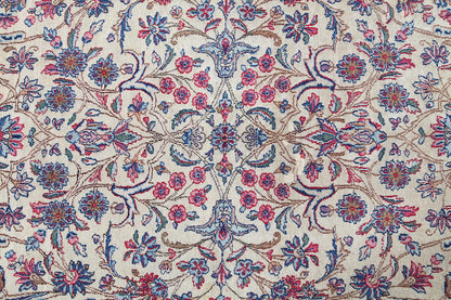 Tappeto Kerman Antico Persiano Autentico | Annodato a Mano 307x240cm