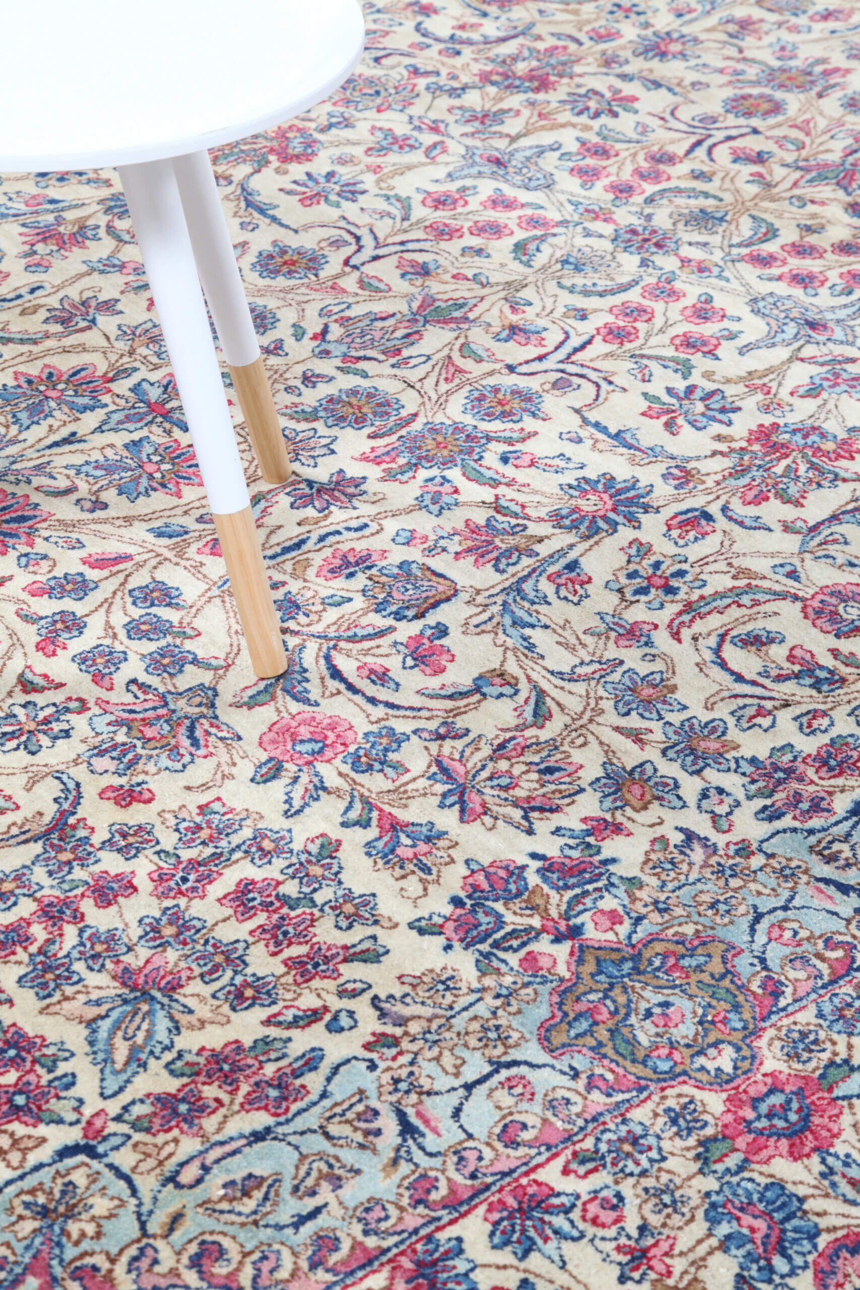 Tappeto Kerman Antico Persiano Autentico | Annodato a Mano 307x240cm