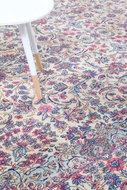 Tappeto Kerman Antico Persiano Autentico | Annodato a Mano 307x240cm