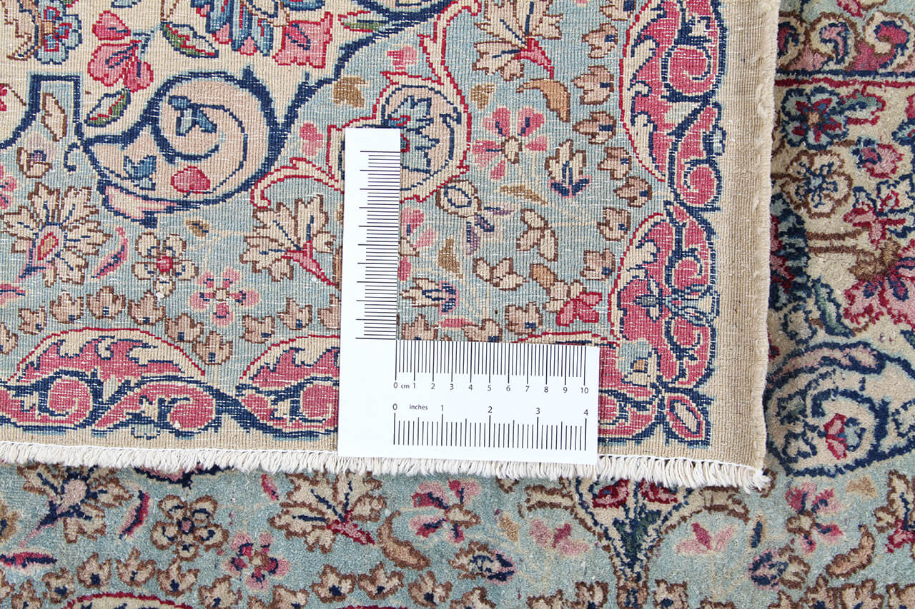 Tappeto Kerman Antico Persiano Autentico | Annodato a Mano 307x240cm