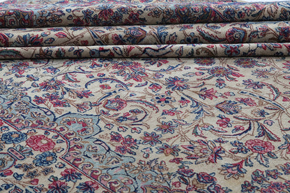 Tappeto Kerman Antico Persiano Autentico | Annodato a Mano 307x240cm