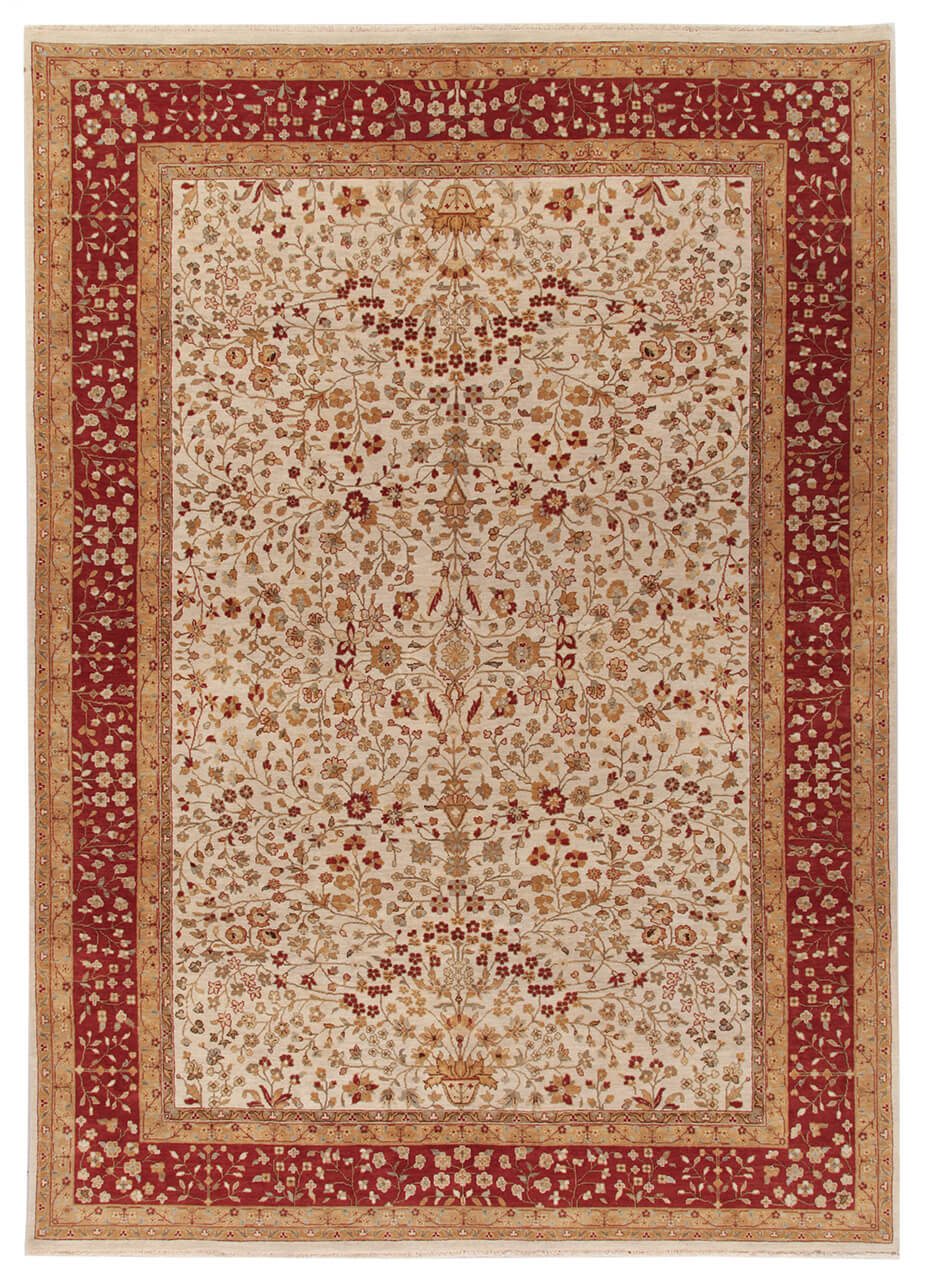 Tappeto orientale classico in lana fine, fatto a mano 280x200cm