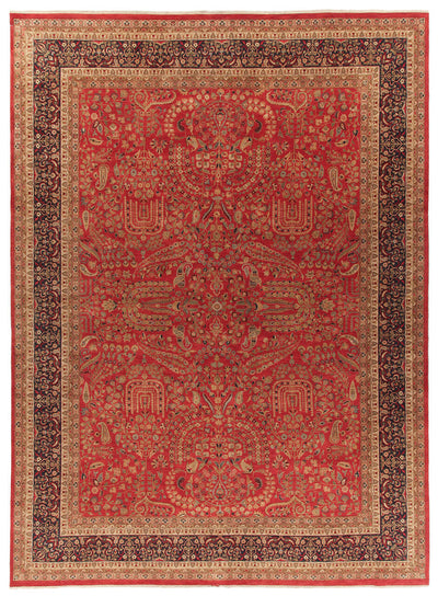 Tappeto orientale classico in lana fine, fatto a mano 400x300cm