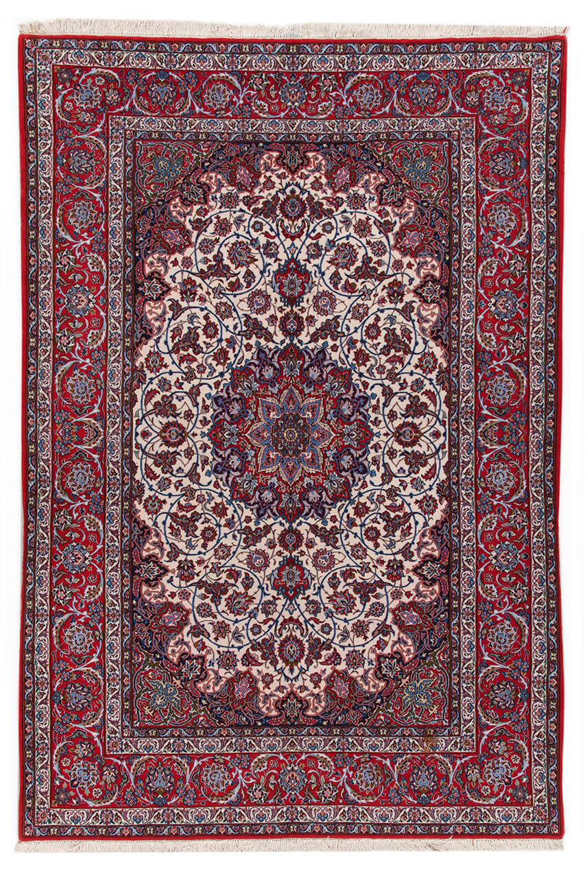 Persian Isfahan Silk & Wool Rug 230_158 cm