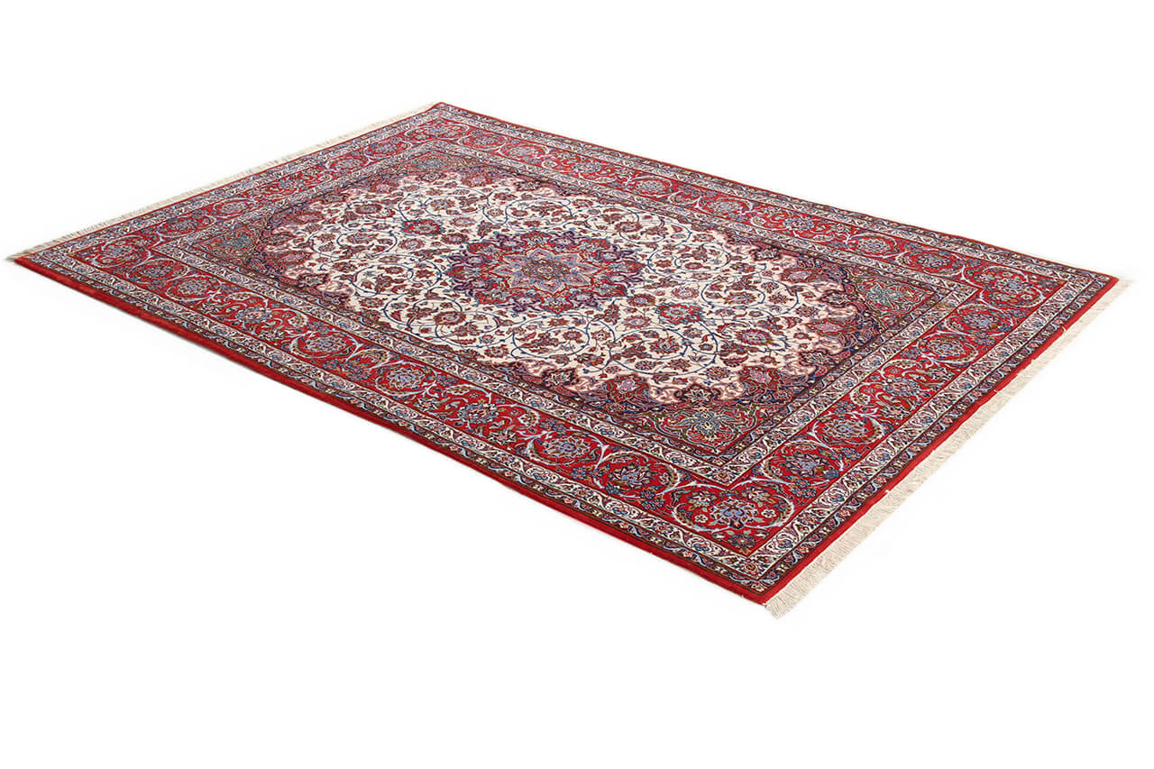 Persian Isfahan Silk & Wool Rug 230_158 cm