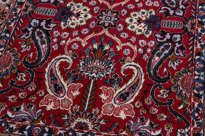 Persian Isfahan Silk & Wool Rug 90_70 cm