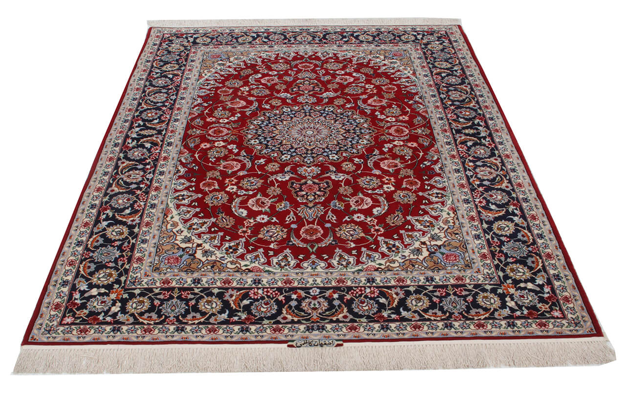 Persian Isfahan Silk & Wool Rug 237_160 cm