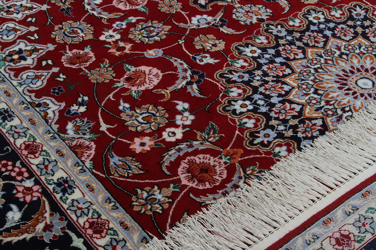 Persian Isfahan Silk & Wool Rug 237_160 cm