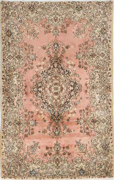 Tappeto Kerman Antico Persiano Autentico | Annodato a Mano 210x133cm - CarpetLiving