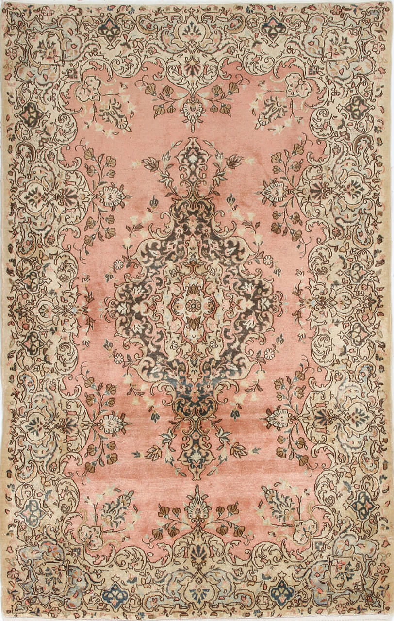 Tappeto Kerman Antico Persiano Autentico | Annodato a Mano 210x133cm