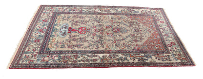 Authentic Antique Persian Isfahan Rug | Hand-Knotted 200x130cm