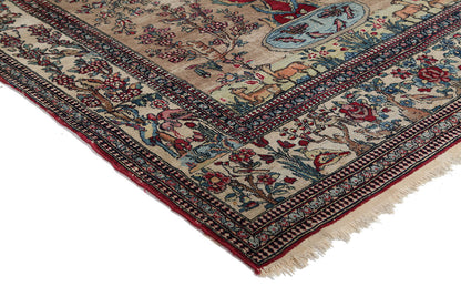 Authentic Antique Persian Isfahan Rug | Hand-Knotted 200x130cm