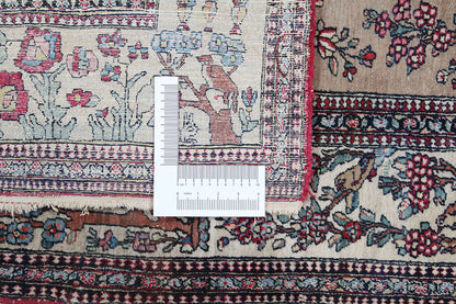 Authentic Antique Persian Isfahan Rug | Hand-Knotted 200x130cm