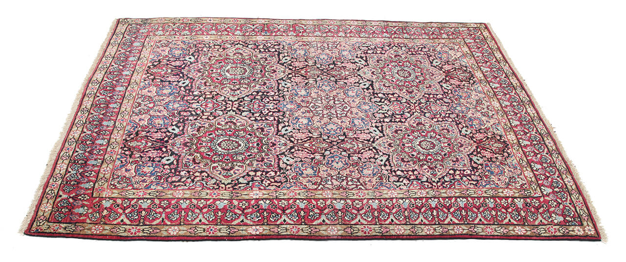 Tappeto Kerman Antico Persiano Autentico | Annodato a Mano 190x135cm