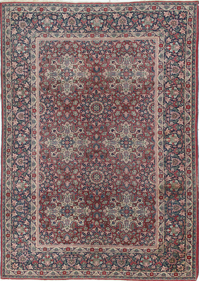 Authentic Antique Persian Kerman Rug | Hand-Knotted 210x143cm