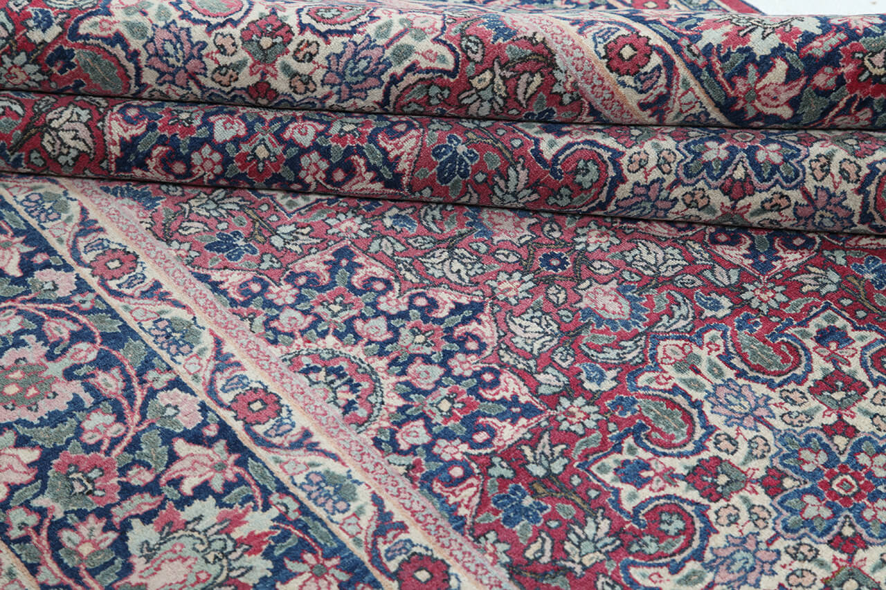 Authentic Antique Persian Kerman Rug | Hand-Knotted 210x143cm