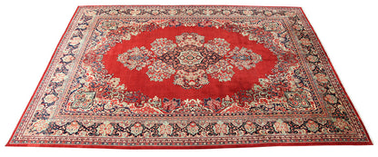 Tappeto Mahal Antico Persiano Autentico | Annodato a Mano 439x323cm